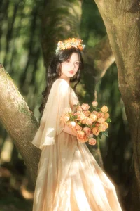 Elegant Portrait Photography Collection: YiTuYu Art Language Vol.9338 featuring Model Xiao Zi – Artistic Light and Shadow Study for Visual Inspiration-16