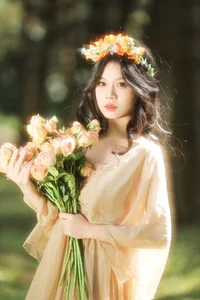 Elegant Portrait Photography Collection: YiTuYu Art Language Vol.9338 featuring Model Xiao Zi – Artistic Light and Shadow Study for Visual Inspiration-6