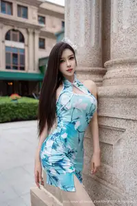 Li Li Sha: Elegant Cheongsam Goddess in XingYan Vol.412 Photoshoot-21