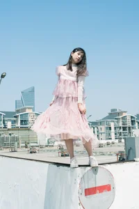 Dreamy Rooftop Aesthetic Photography: YiTuYu Art Language Vol.9298 Featuring Fen Se Shao Nu’s Urban Poetic Visual Series-6