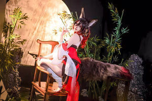 Natsuko Captivating Tingyun Cosplay: Honkai Star Rail Elegance.-18