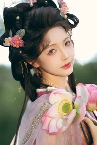 Stunning Mid-Autumn Festival Cosplay by Wen Mei Bu Jiang Dao Li – Elegant Traditional Style and Festive Moon Goddess Aesthetics-2