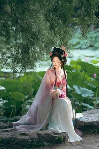 Stunning Mid-Autumn Festival Cosplay by Wen Mei Bu Jiang Dao Li – Elegant Traditional Style and Festive Moon Goddess Aesthetics-9