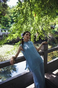 Artistic Portrait Photography by YiTuYu Art Language Vol.9372 featuring Model Zai Lai Wan Su Rou: A Study in Light and Shadow-13