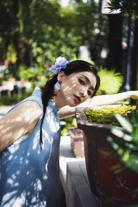 Artistic Portrait Photography by YiTuYu Art Language Vol.9372 featuring Model Zai Lai Wan Su Rou: A Study in Light and Shadow-2