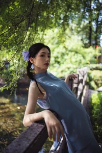 Artistic Portrait Photography by YiTuYu Art Language Vol.9372 featuring Model Zai Lai Wan Su Rou: A Study in Light and Shadow-9