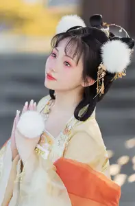 Enchanting Hanfu Elegance: Yi Zhi Nian Gao Jing shines in the artistic YiTuYu Vol.8661 photoshoot-3