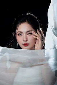 Ethereal elegance in white: A cinematic portrait-8