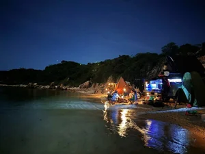 Escape to Bai Thung: The Ultimate Off-Grid '4-No' Wild Camping Paradise Along Vietnam's Stunning Vinh Hy Coastal Road-6