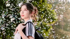 Radiant Young Student Reading, Embracing Knowledge-10