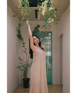 Relaxing Woman Reading in a Peaceful Natural Light Moment-6