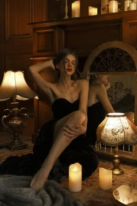 Elegant Portrait Photography Collection Featuring Model Zhu Li - YiTuYu Art Language Vol.9297 - Ethereal and Dreamy Aesthetic Visuals-3