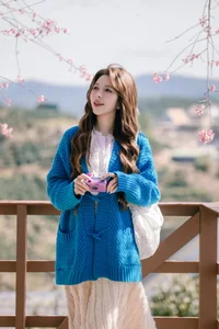 Dreamy muse amidst the blooming cherry blossoms in Da Lat-0