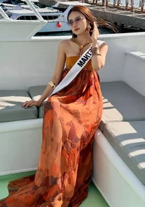 The Captivating Aura of Runner-up Thu Ngan at Miss Intercontinental-7