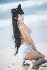 Captivating Azur Lane Atago Cosplay by Masaki Ya Qi on the Beach-3