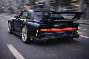 Singer Vehicle Design Porsche 911 "Sorcerer": A 700HP Fantasia Blue Masterpiece Reimagining the Classic 964 Generation for Ultimate Performance.-6