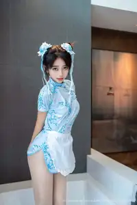 Discover Shi An An's Captivating Charm in XingYan Vol.414: Modern Oriental Elegance-14