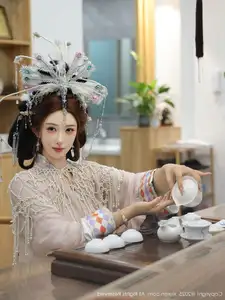 XiuRen No.10736: Li Shuang Er's Ancient Charm & Mesmerizing Guzheng Melody-37