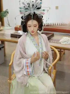 XiuRen No.10736: Li Shuang Er's Ancient Charm & Mesmerizing Guzheng Melody-24