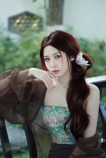 East Asian Girl Portrait: Elegant Traditional Aesthetic Beauty-2