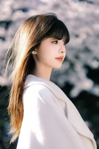 Spring Muse: Elegant Minimalism Amidst the Ethereal Cherry Blossom Bloom-18