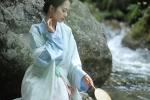 Ethereal Beauty of Shi Yu Shi Ya in YiTuYu Vol.8959 - A Serene Riverside Poem-0