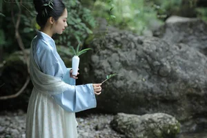 Ethereal Beauty of Shi Yu Shi Ya in YiTuYu Vol.8959 - A Serene Riverside Poem-13