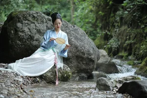 Ethereal Beauty of Shi Yu Shi Ya in YiTuYu Vol.8959 - A Serene Riverside Poem-17