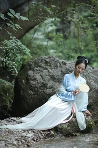 Ethereal Beauty of Shi Yu Shi Ya in YiTuYu Vol.8959 - A Serene Riverside Poem-3