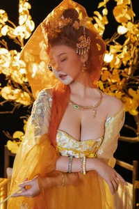 Elegant Golden Moon Cosplay: Nai Xi Jiang Nice in Traditional Chinese Inspired Fantasy Photo Series (91P)-30
