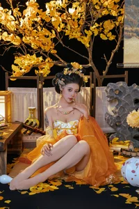 Elegant Golden Moon Cosplay: Nai Xi Jiang Nice in Traditional Chinese Inspired Fantasy Photo Series (91P)-15