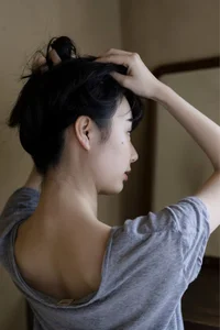 Elegant Japanese Model Kuriemi: Stunning Portrait Photography from the Flash Photobook Temptation Part 02 Collection-9