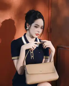 VGU No.181: Urban Muse Embraces Modern Elegance with Polo Dress and Chic Sneakers-7