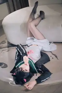 Coser Shuang Mu Fu Su Embodies Kaho Hinoyama: A Playful & Charming Angelic Cat Girl [35P]-8