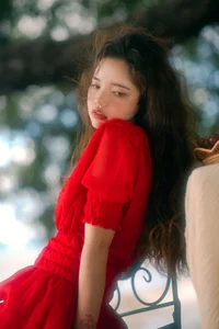 Elegant Red Dress Fashion Series - YiTuYu Art Language Vol.9294 featuring Model Rou Rou Xian Tuan Zi-0