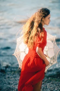 Elegant Red Dress Fashion Series - YiTuYu Art Language Vol.9294 featuring Model Rou Rou Xian Tuan Zi-8