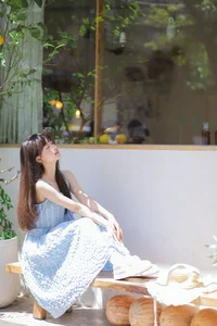 Elegant Japanese Aesthetic Photography: YiTuYu Art Language Vol.9124 Featuring Model Bo Luo You Dian Tian – Soft Portrait Inspiration and Timeless Style-0