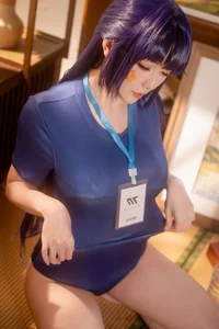 Blue Archive Hayase Yuuka Gym Suit Cosplay by Hoshilily Xing Zhi Chi Chi - Exclusive 70P Photo Set and Video-3