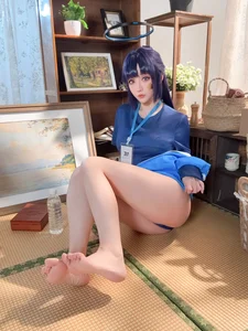 Blue Archive Hayase Yuuka Gym Suit Cosplay by Hoshilily Xing Zhi Chi Chi - Exclusive 70P Photo Set and Video-12