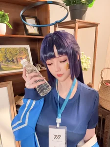 Blue Archive Hayase Yuuka Gym Suit Cosplay by Hoshilily Xing Zhi Chi Chi - Exclusive 70P Photo Set and Video-14
