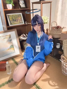 Blue Archive Hayase Yuuka Gym Suit Cosplay by Hoshilily Xing Zhi Chi Chi - Exclusive 70P Photo Set and Video-16