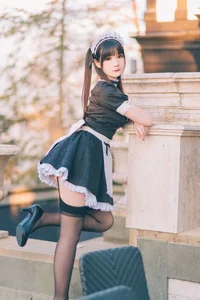 Stunning Shimos Maid Collection Part02 Featuring Coser Shimo: Aesthetic Maid Cosplay Photography and Elegant Portrait Inspiration for Fans and Creators-16