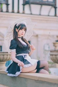 Stunning Shimos Maid Collection Part02 Featuring Coser Shimo: Aesthetic Maid Cosplay Photography and Elegant Portrait Inspiration for Fans and Creators-4