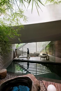 Modern Tropical 600m2 Garden House in Bandung: Folded Rooms Garden's Innovative Layered Architecture and Eco-Friendly Urban Living Design-15