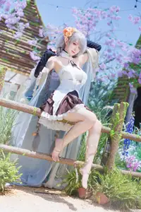 Coser Feng Jiang Jiang V as Aifoshen: Ethereal Beauty in a Natural Fantasy Setting-6