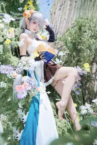 Coser Feng Jiang Jiang V as Aifoshen: Ethereal Beauty in a Natural Fantasy Setting-9