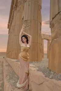 Ethereal Sacred Ruins Cosplay Collection by Nian Nian: Captivating Fantasy Photography and Traditional Aesthetic Inspiration-15