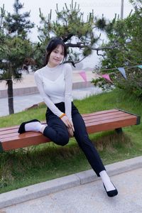 Chiness Model No.2337 Xiao Jiu: High Heels, White Socks, Elegant Style-28
