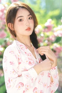 Ethereal Spring Portrait Photography: Yi Ming Amidst Blooming Double Cherry Blossoms - Art Language Vol.9339 Collection-5