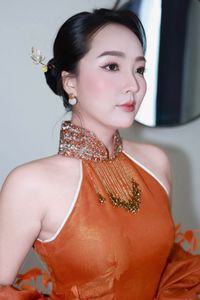 Captivating Modern Ao Dai - Unique Design Showcasing Elegant Vietnamese Beauty-5